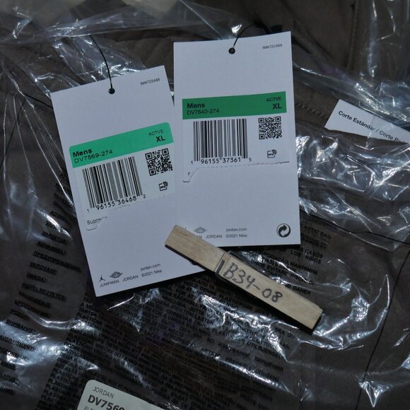 Nike Air Jordan Men's Matching Tracksuit Set Jumpman Sweatsuit Mocha Brown NWT - Picture 14 of 14